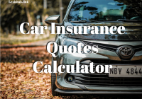 Car Insurance Quotes Calculator