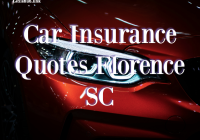 Car Insurance Quotes Florence SC