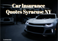 Car Insurance Quotes Syracuse NY