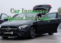 Car Insurance Quote 3rd Party
