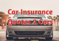 Car Insurance Quotes 2 Cars