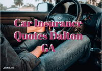 Car Insurance Quotes Dalton GA