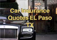 Car Insurance Quotes EL Paso TX