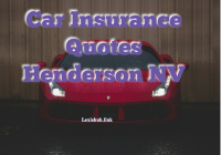 Car Insurance Quotes Henderson NV