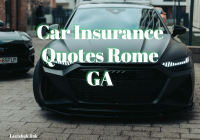 Car Insurance Quotes Rome GA