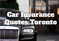 Car Insurance Quotes Toronto